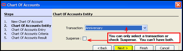CoA creation step 2 of the wizard