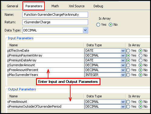 Function Parameters