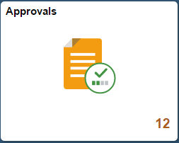 Approvals Tile