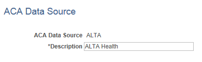 ACA Data Source page