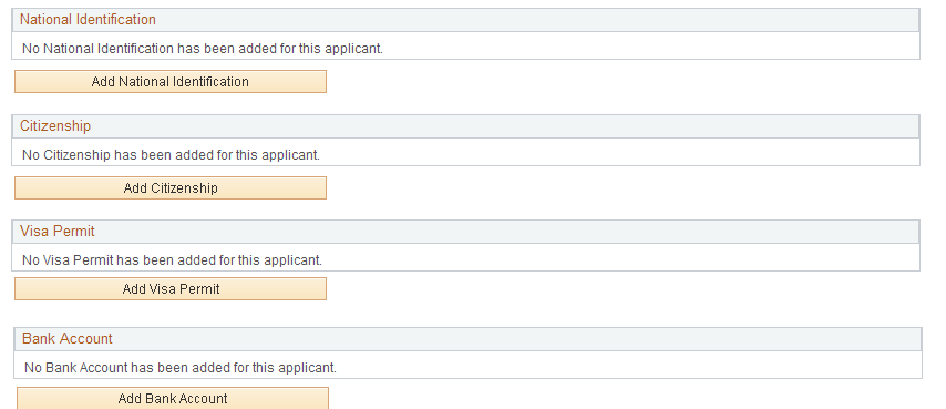 Create Applicant page: Eligibility and Identity tab (2 of 4)