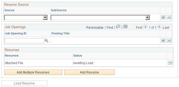 Load Resume - Prepare Load Parameters (2 of 2)