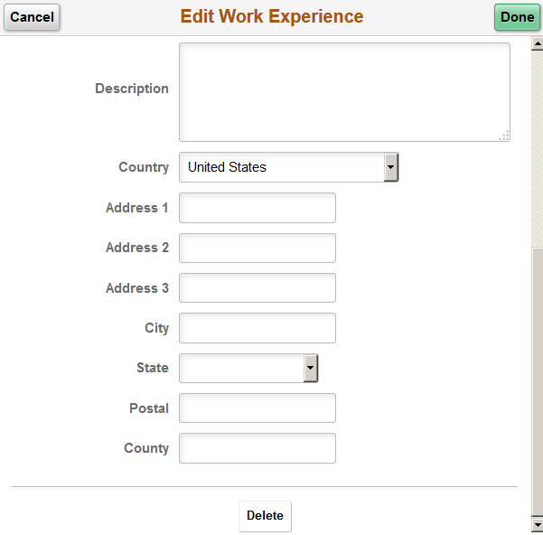 Edit Work Experience page (fluid) (2 of 2)