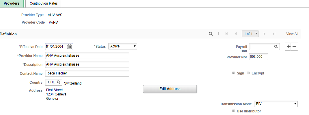 Providers page (1 of 2)
