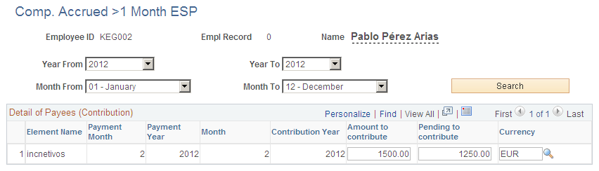 Comp. Accrued >1 Month ESP (compensation accrued over more than one month) page