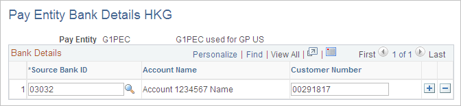 Pay Entity Bank Details HKG page
