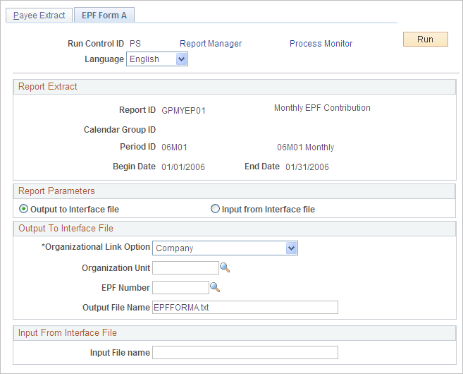 Creating EPF Forms