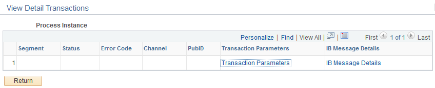 View Detail Transaction page
