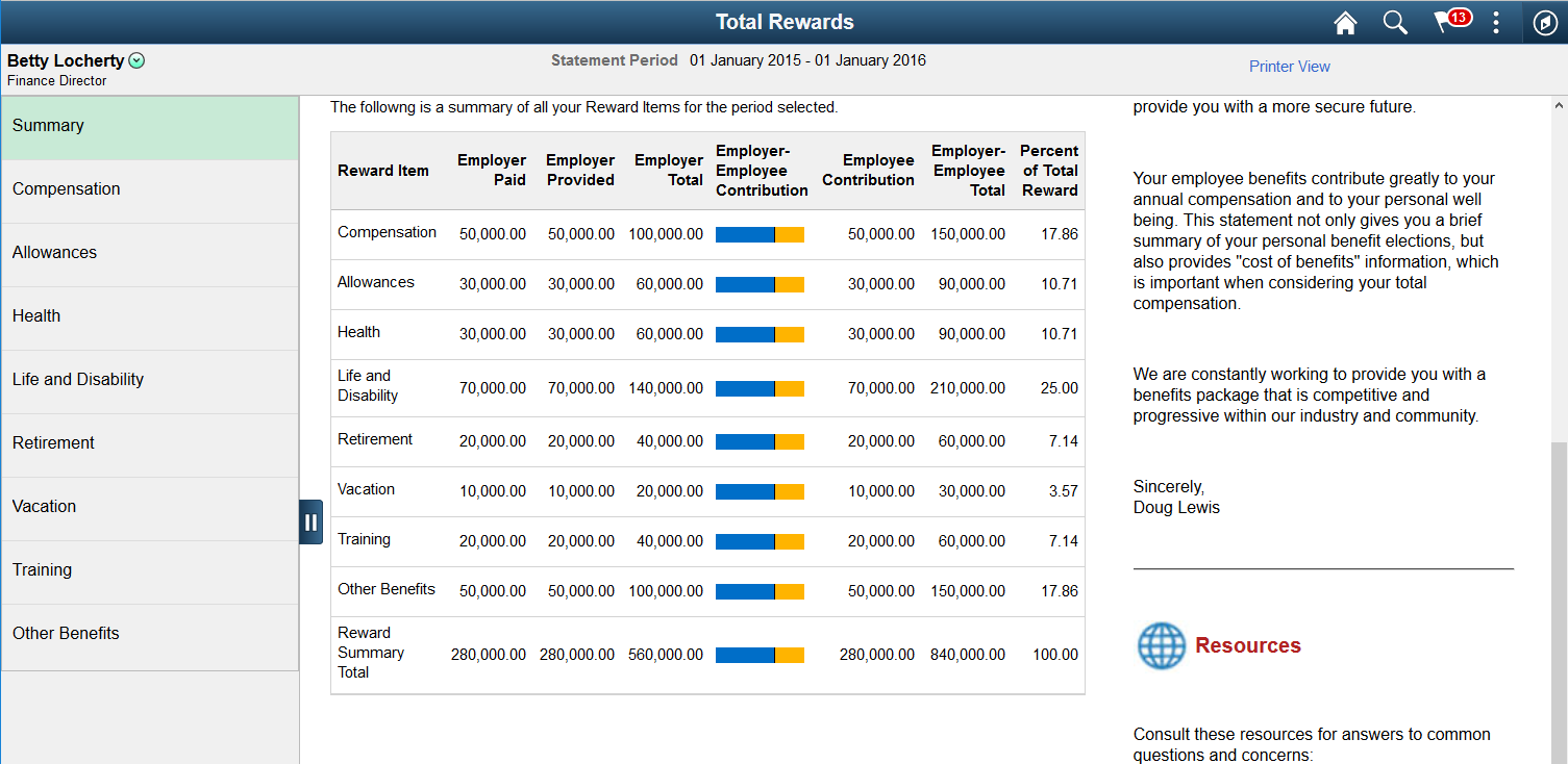 Total Rewards page (preview fluid statement) (2 of 2)