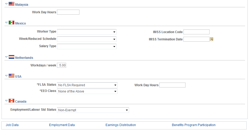 Job Information page (4 of 4)