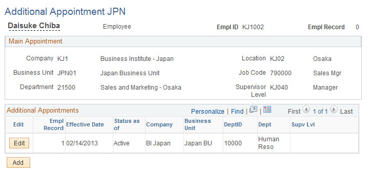 Additional Appointment JPN page