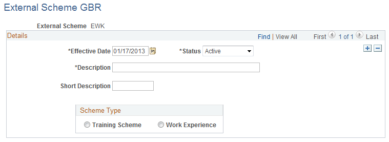 External Scheme GBR page