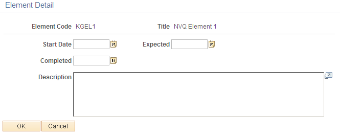 Element Detail page