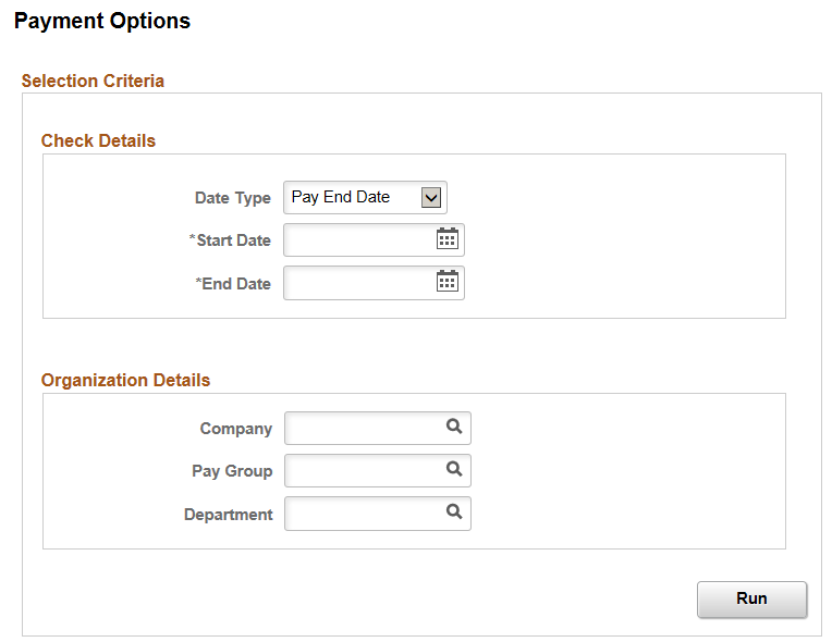 Payment Options page fluid