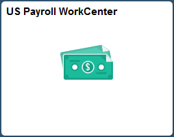 US Payroll WorkCenter tile