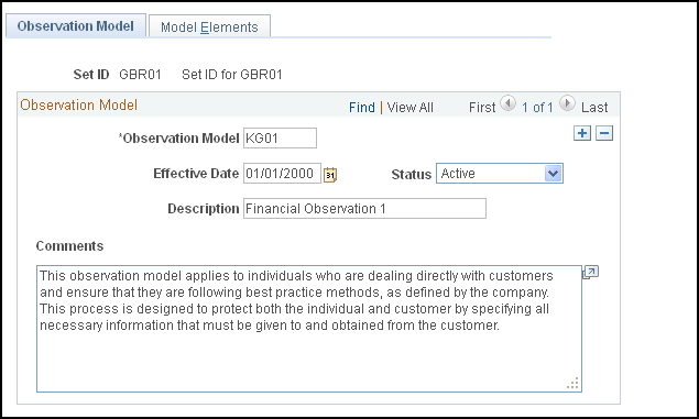 Observation Model page