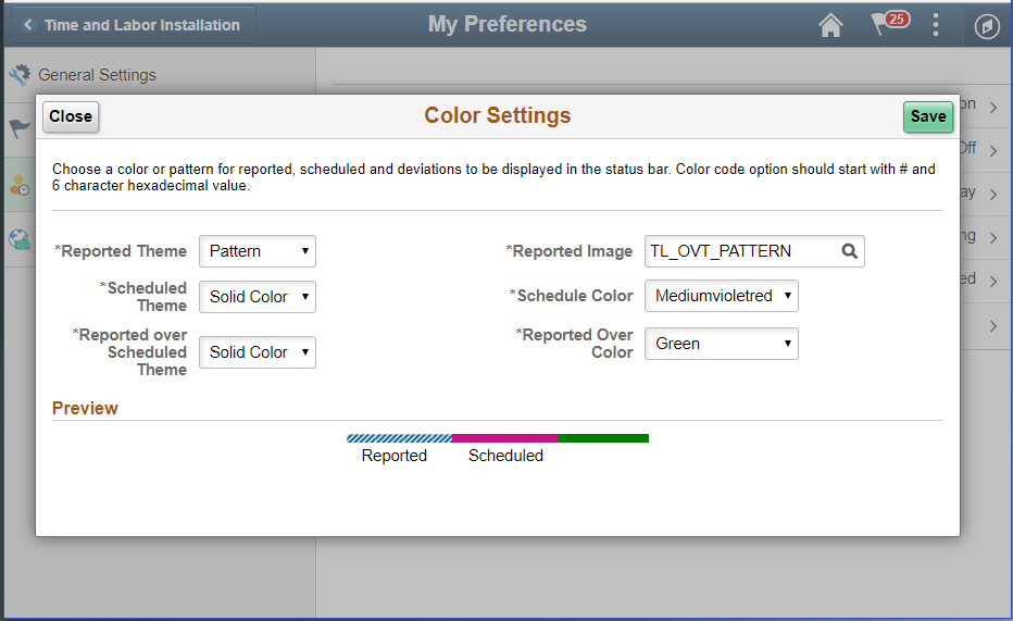 My Preferences_Color Settings