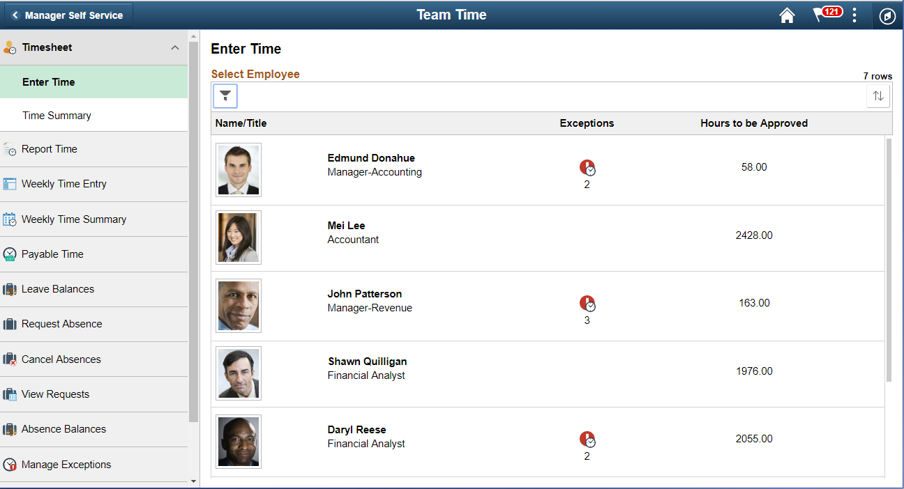 (Desktop) Enter Time_Select Employee page