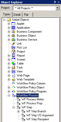 Parent and Child Relationship Between Object Types in the Object Explorer