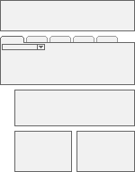 Generic Layout of the View Detail (Grandchild Indented) Template