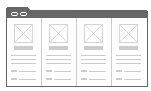 Generic Layout of the DotComAppletListHorizontal Template
