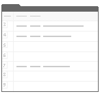 Generic Layout of the eCalendarWeeklyApplet Template