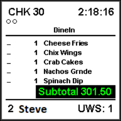This figure shows a sample image of the standard DOM 3 chit layout.