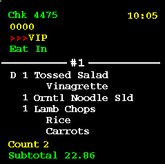 This figure shows an illustration of the SE standard DOM 5 chit layout.