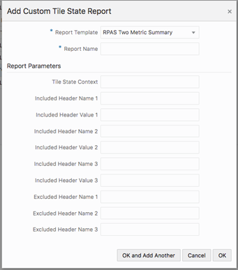 Two-Metric RPAS Tile State Parameters