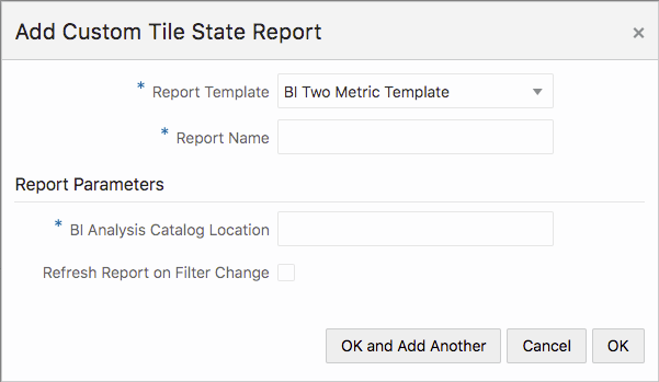 Two-metric BI Tile State Parameters