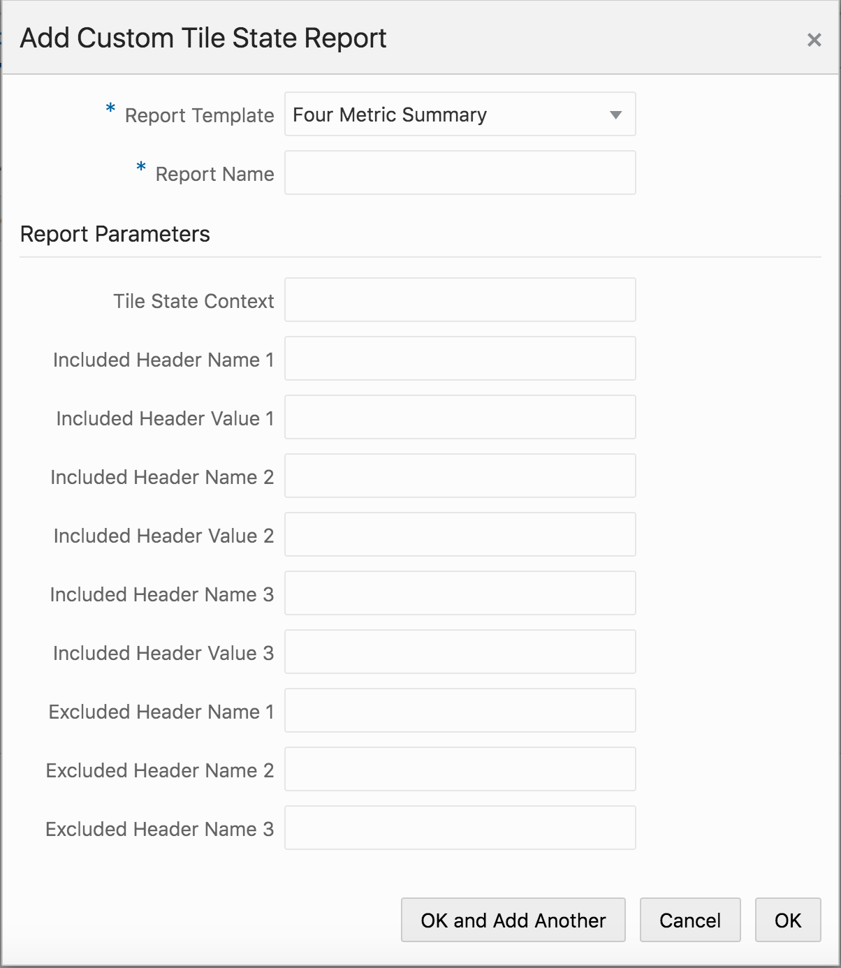 Add Custom Tile State Report