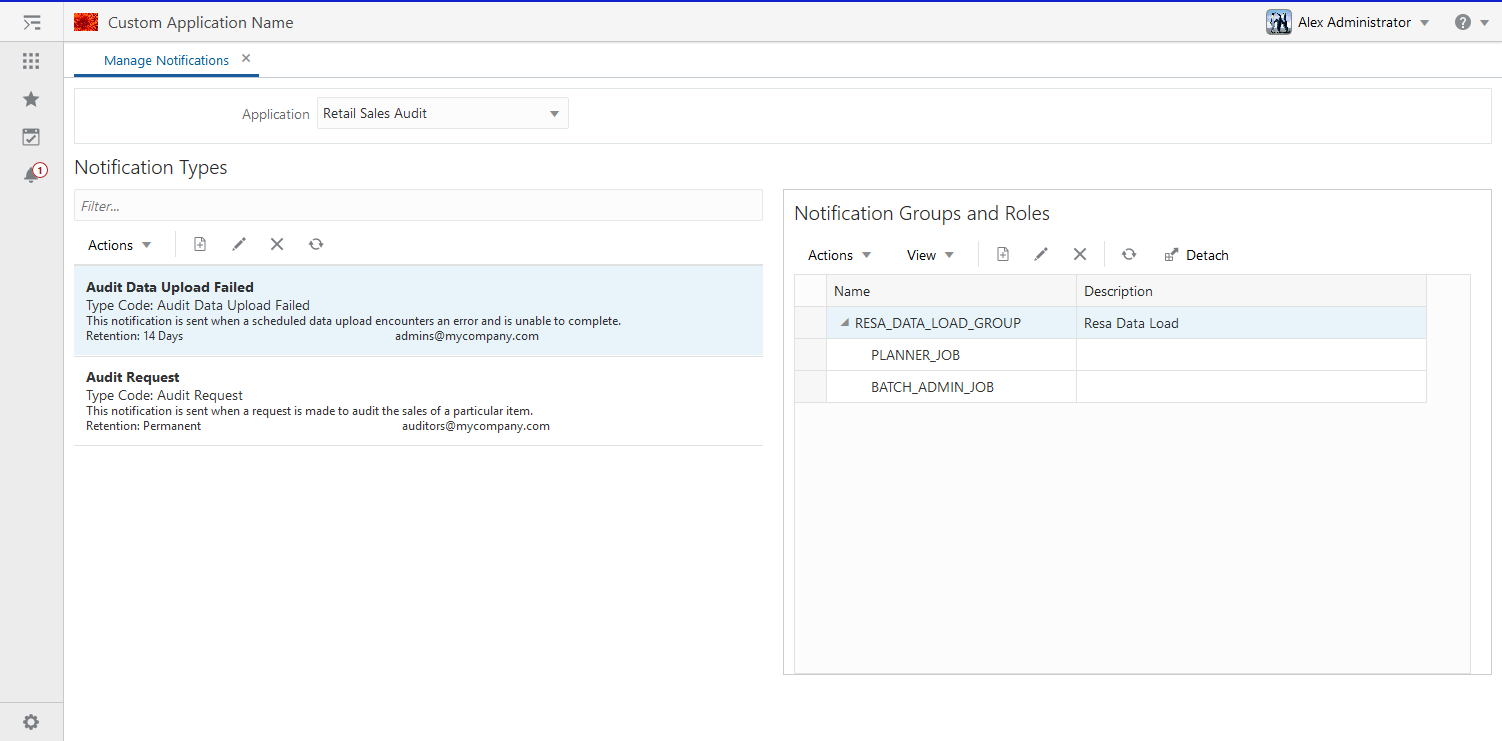 Manage Notifications