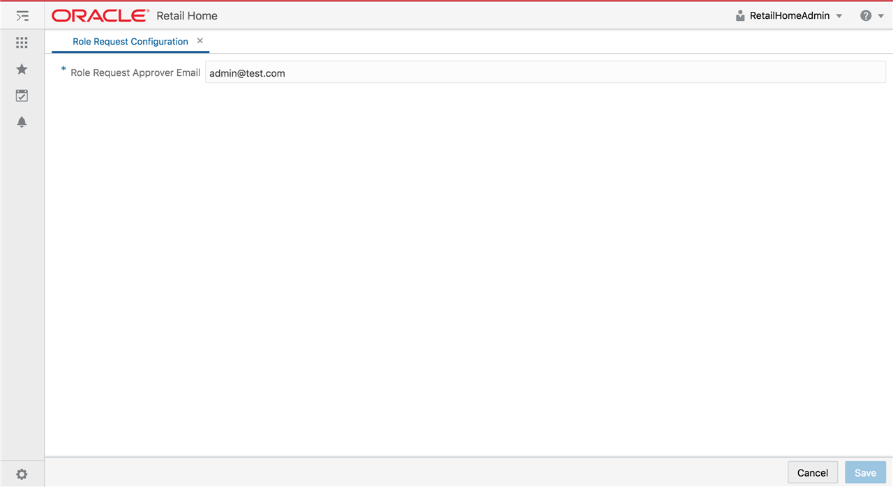 Role Request Configuration
