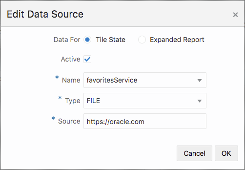 Edit Data Source