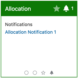 Sample Notifications Tile