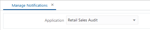 Manage Notifications Dropdown
