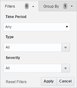 Filtering Panel