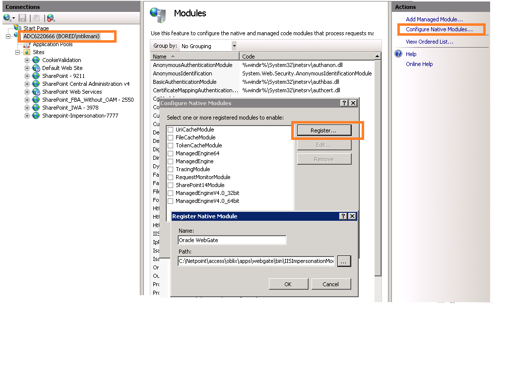 Microsoft Sharepoint Serverとaccess Managerの統合