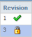 このイメージは、チェック・マークとロック・アイコンを示しています。