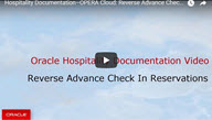 Video thumbnail, Reverse Advance Check In Reservations