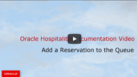 Video thumbnail, Add a Reservation to the Queue