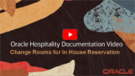 Video thumbnail, Changing Rooms for an In House Reservation