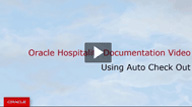 Using Auto Check Out