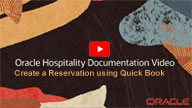 Create a Reservation using Quick Book
