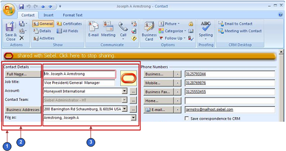 Contact Details Section of the Contact Form: This image is described in the surrounding text.