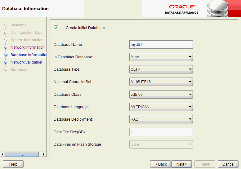 Description of config-dbinfo.png follows