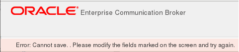 This screen capture shows an example of the configuration errors list. This screen capture shows an example of the configuration errors list.