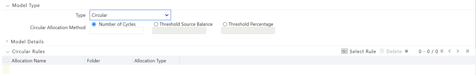 Select a Circular Motion Method to control the number of cycles or iterations you want the circular rules to run.