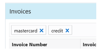 illustrates Search Query with additional filter terms