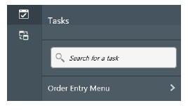 Tasks menu illustration with Search